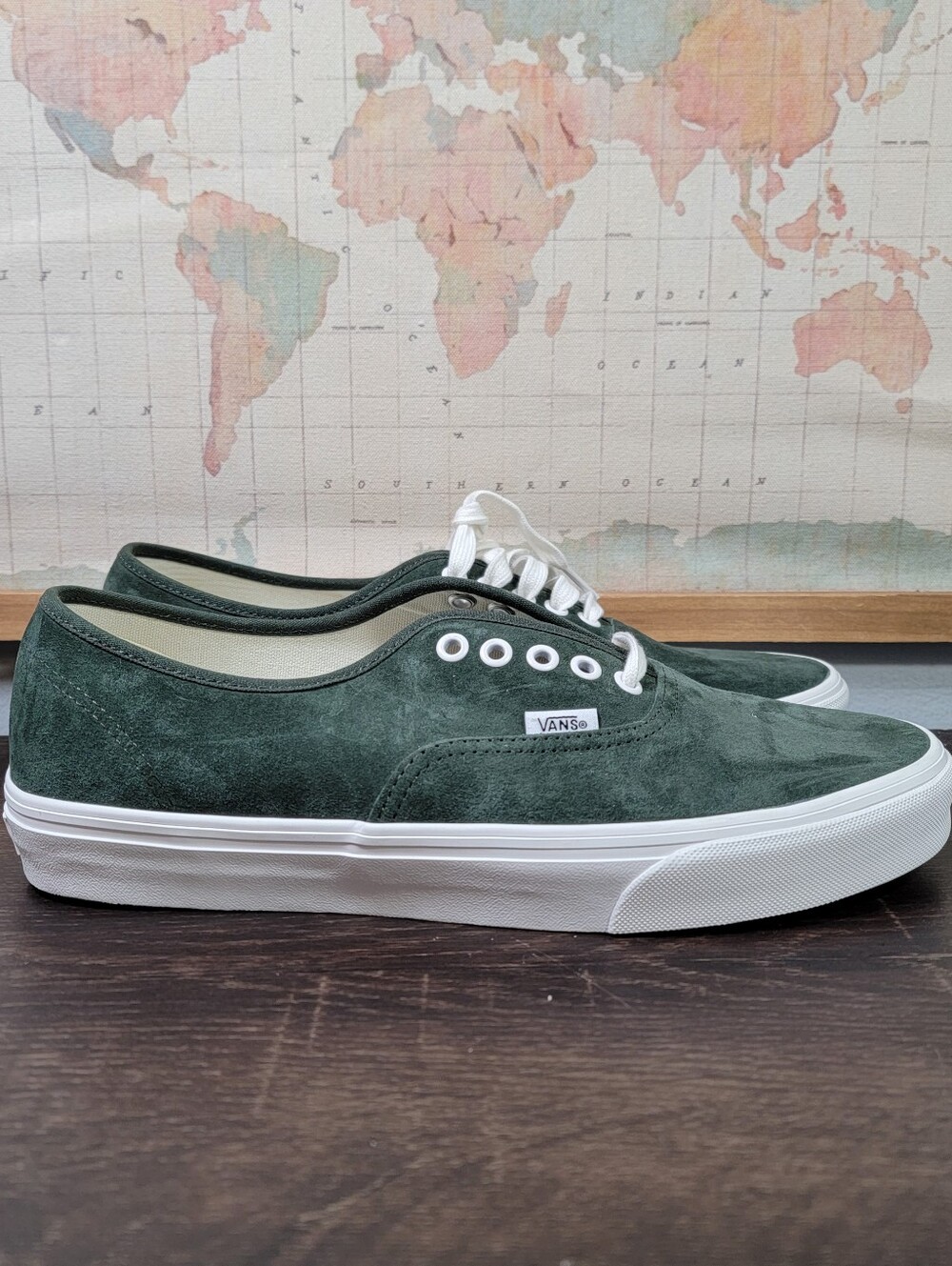 BRAND NEW Vans Authentic Suede 'Dried Kelp' Men's Size 11.0